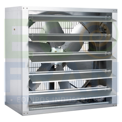 Extractor axial con damper 220V