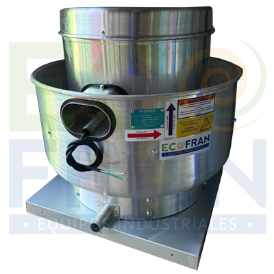 Extractor de humo HTU10-1HP(220V) Monofásico Direct drive