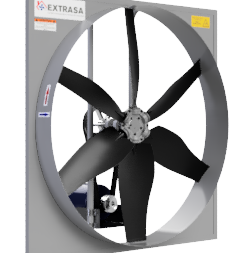 Ventilador axial modelo PHW para uso Industrial