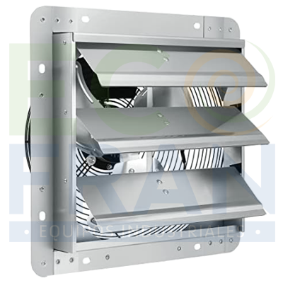 Ventilador axial con damper 110V