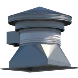 Ventilador axial industrial de faja y poleas