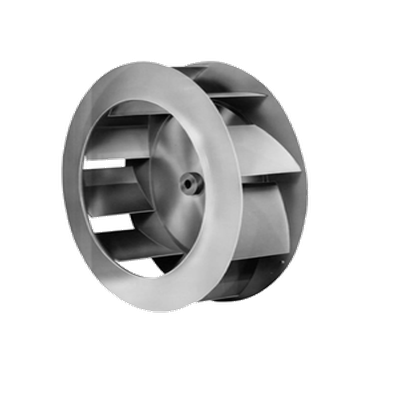 Rotores de aluminio de alabes atrasados