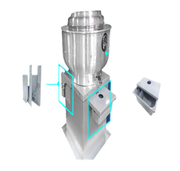 Kit de bisagras y caja recolectora de grasa