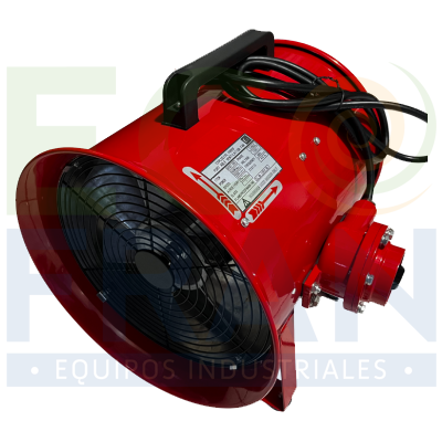 Extractor para espacios confinados a prueba de explosión.