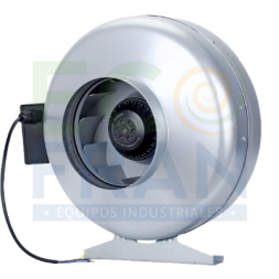 Ventilador en línea cilíndrico de velocidad variable TS250-220V-EC