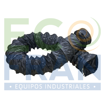 Ducto flexible a prueba de explosión de 12"Ø x 5 metros