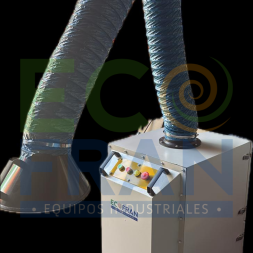 Extractor de humo y polvo de 1 brazo.